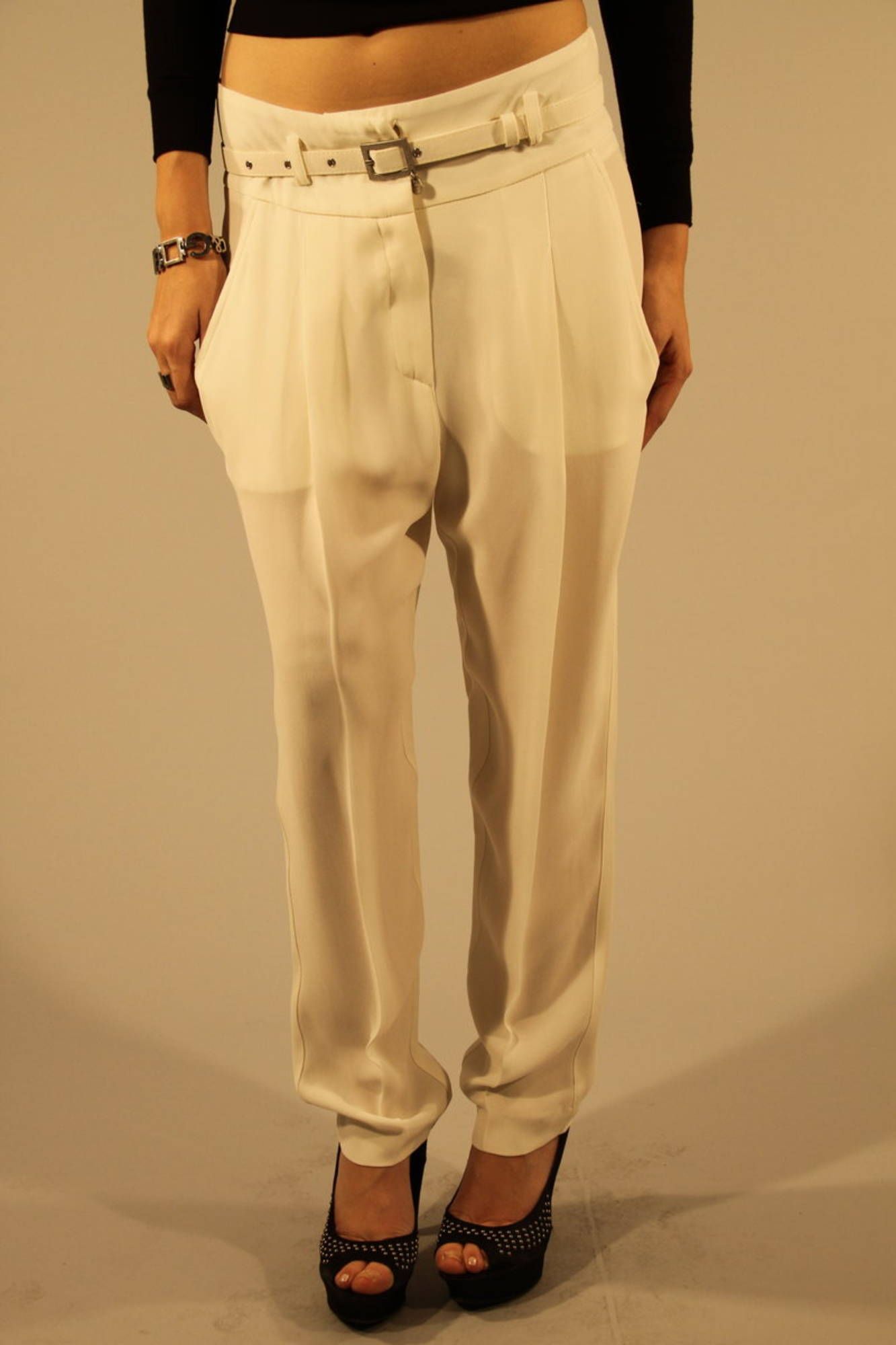 Patrizia Pepe White Jeans & Pant - Fizigo